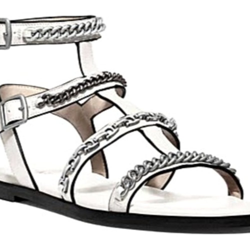 Coach Snakeskin detailed Chain Gladiator shoes - Picture 3 of 5